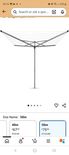 Brabantia rotary washing line - brabantia,
